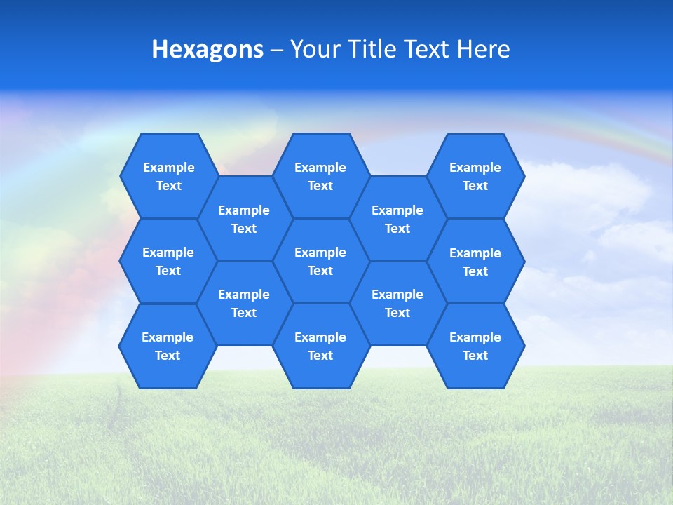 Colorful Day Field PowerPoint Template