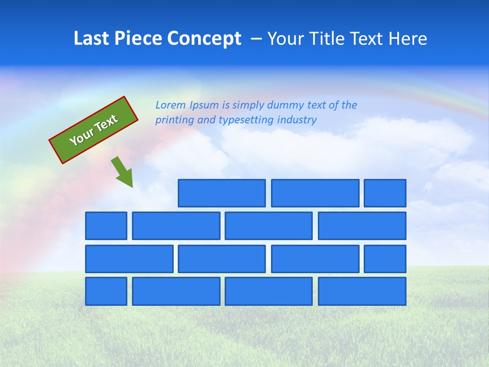 Colorful Day Field PowerPoint Template