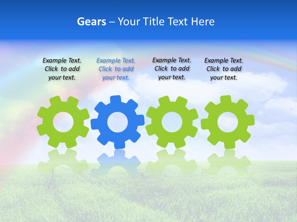 Colorful Day Field PowerPoint Template