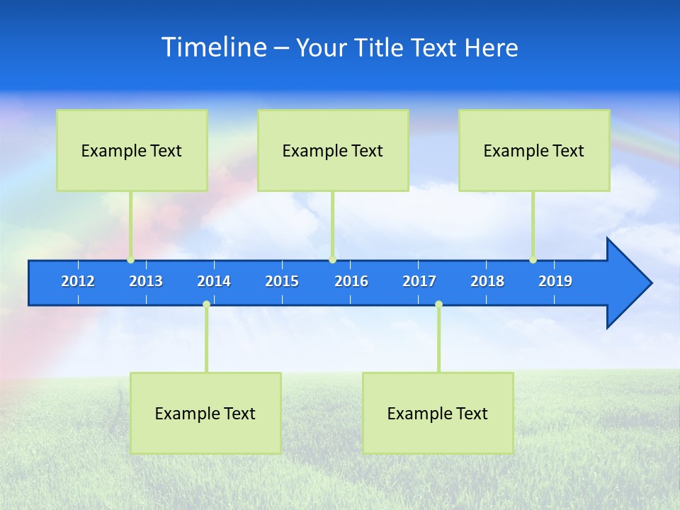 Colorful Day Field PowerPoint Template