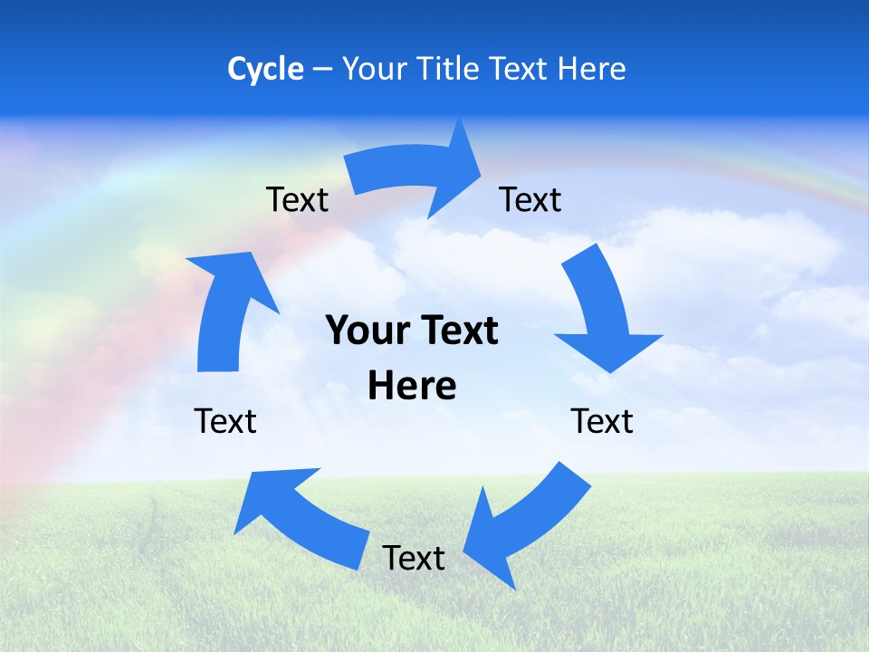 Colorful Day Field PowerPoint Template
