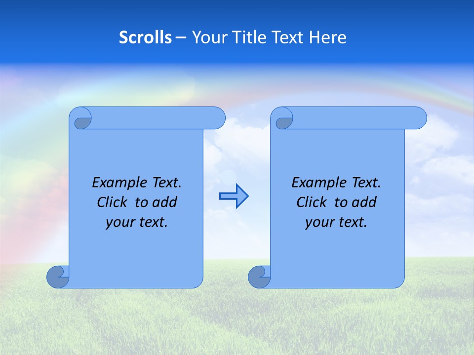 Colorful Day Field PowerPoint Template