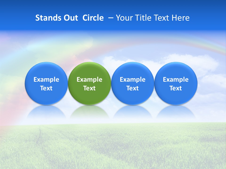 Colorful Day Field PowerPoint Template