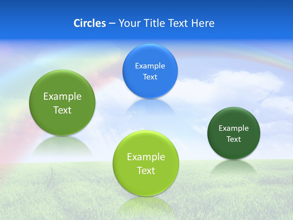 Colorful Day Field PowerPoint Template