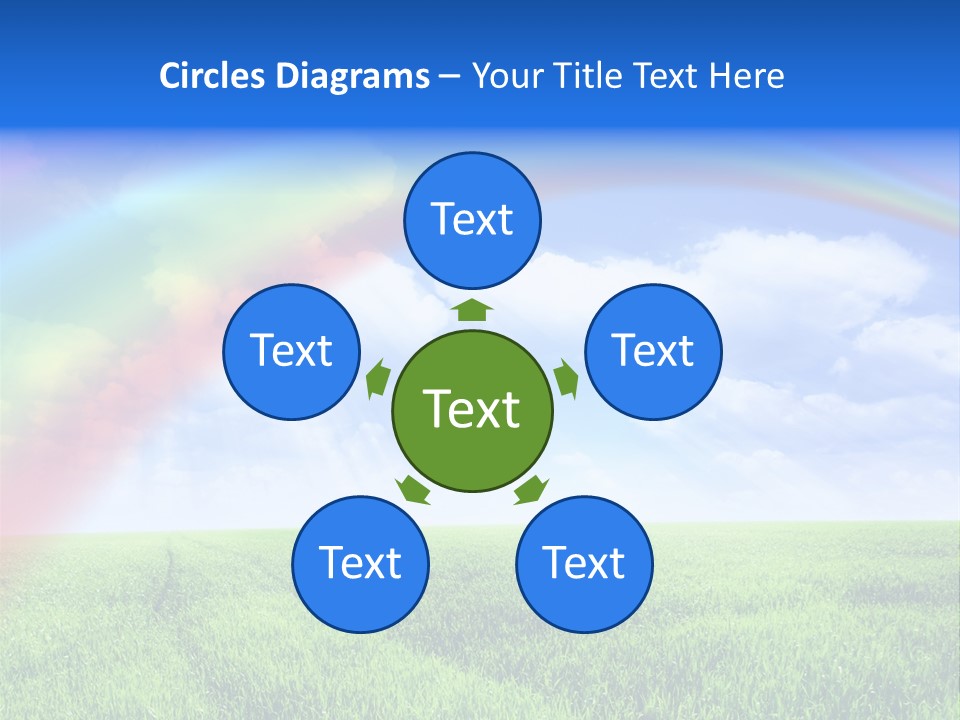 Colorful Day Field PowerPoint Template