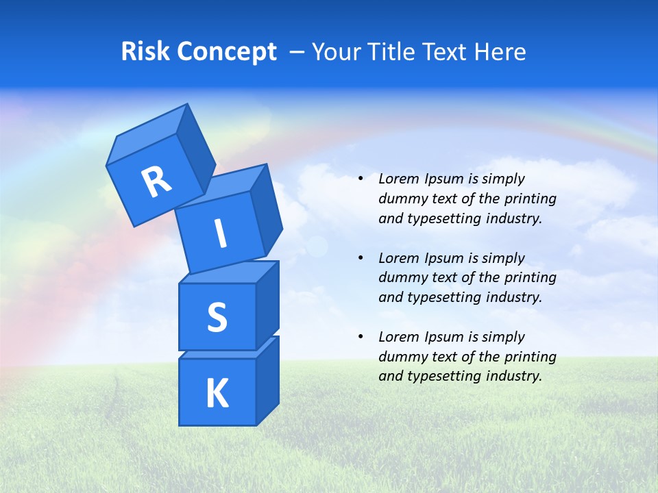 Colorful Day Field PowerPoint Template