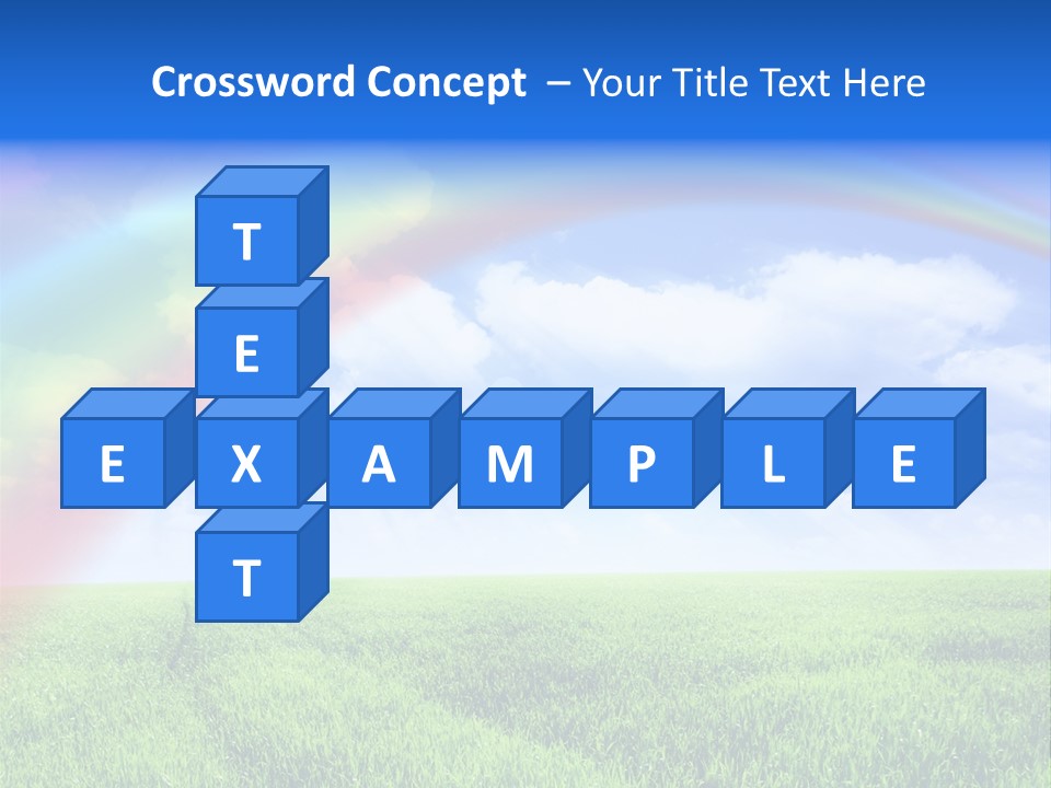 Colorful Day Field PowerPoint Template