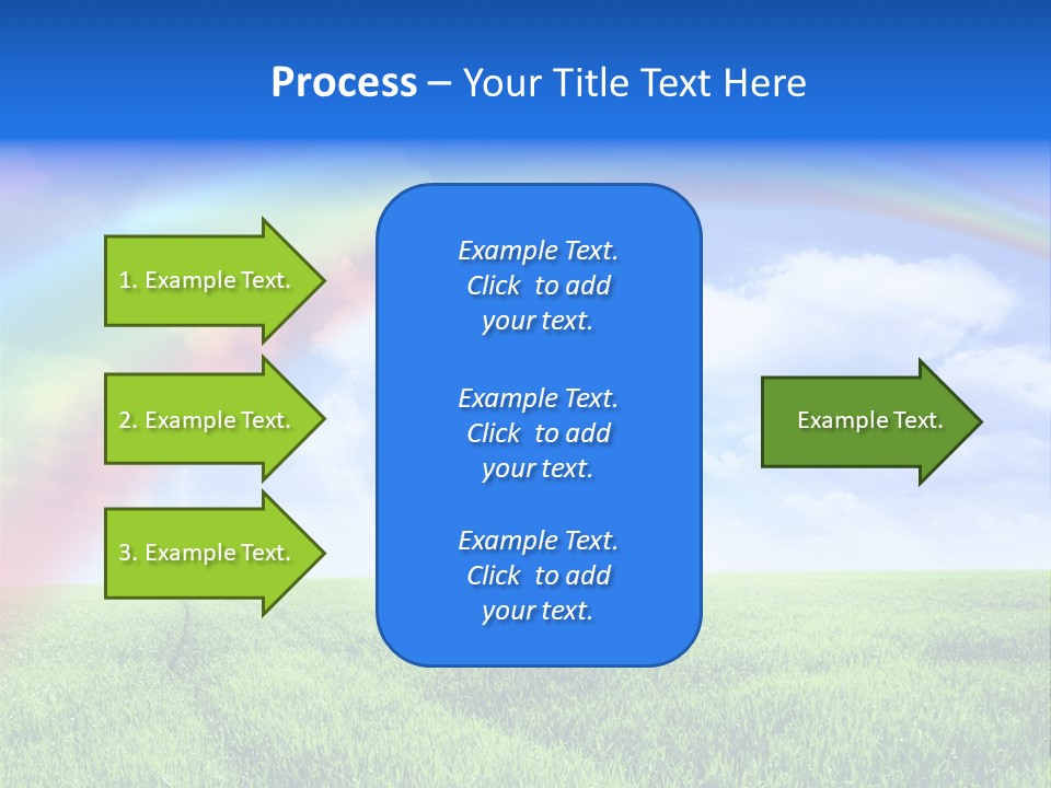 Colorful Day Field PowerPoint Template