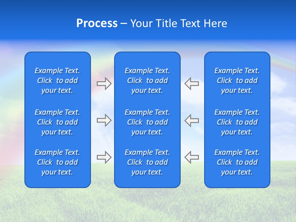 Colorful Day Field PowerPoint Template
