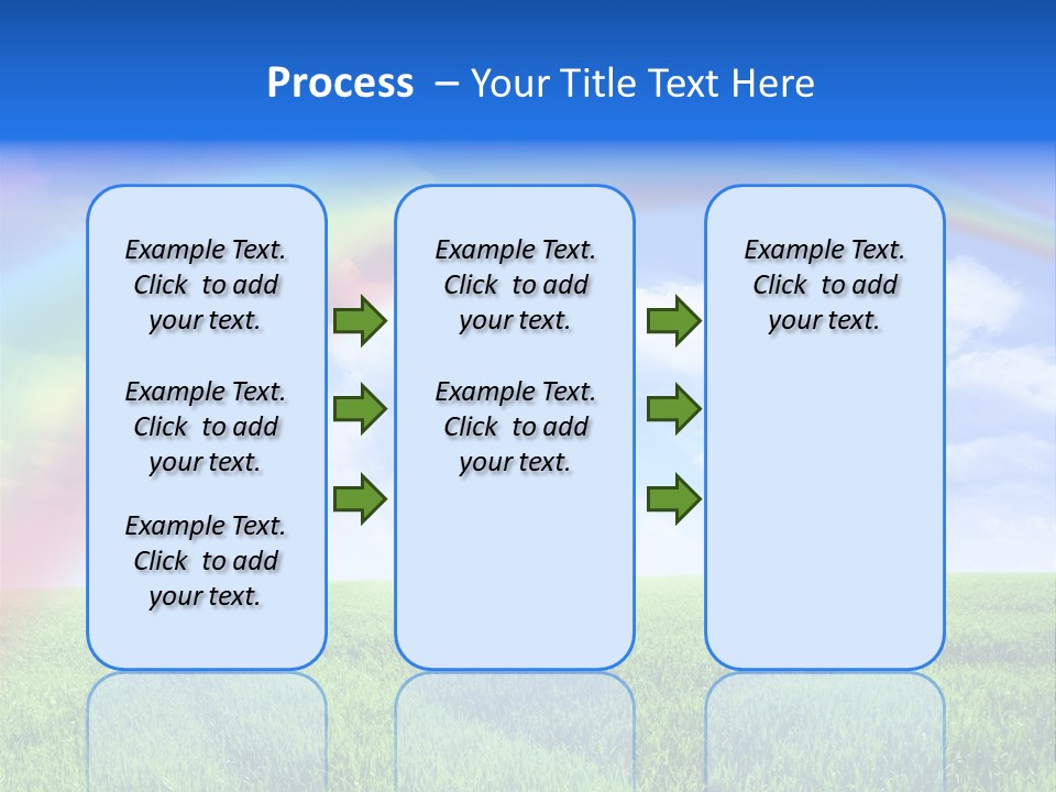 Colorful Day Field PowerPoint Template