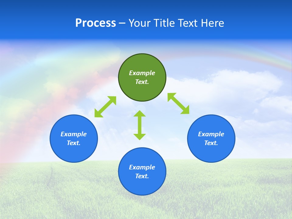 Colorful Day Field PowerPoint Template