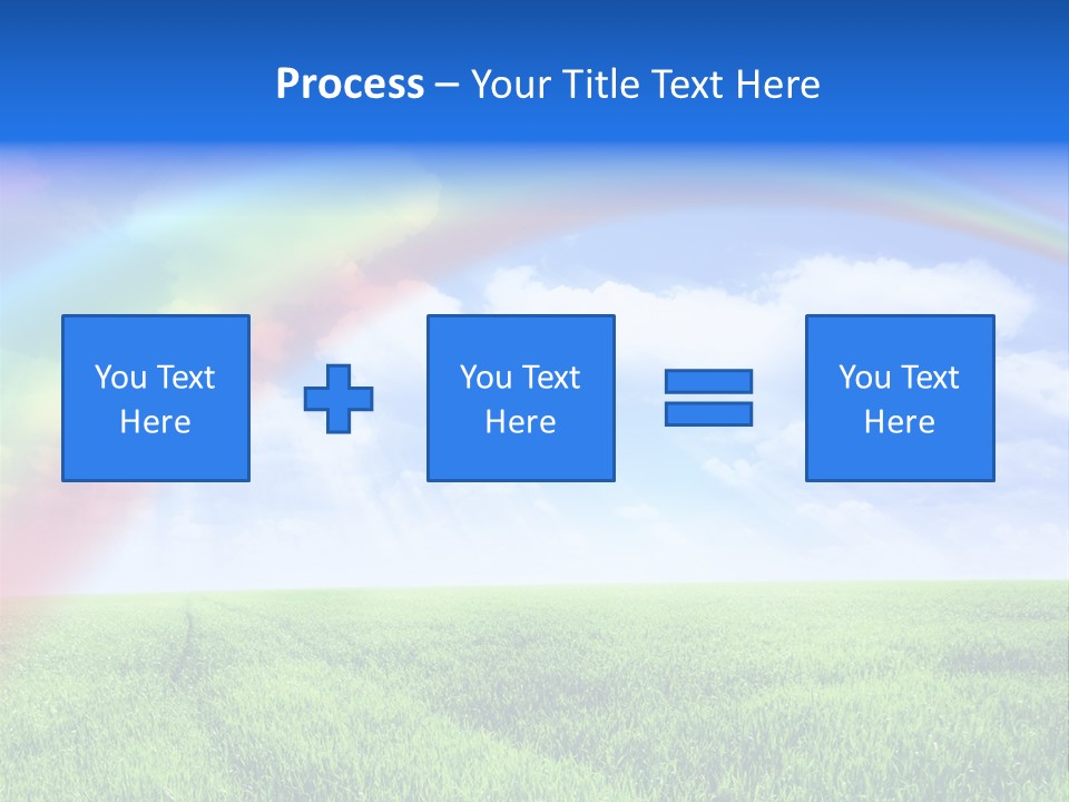 Colorful Day Field PowerPoint Template