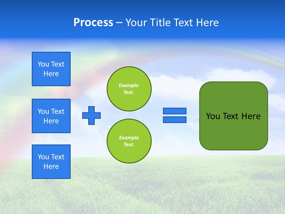 Colorful Day Field PowerPoint Template
