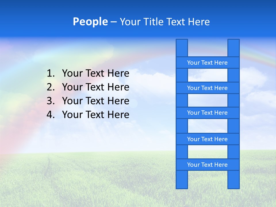 Colorful Day Field PowerPoint Template