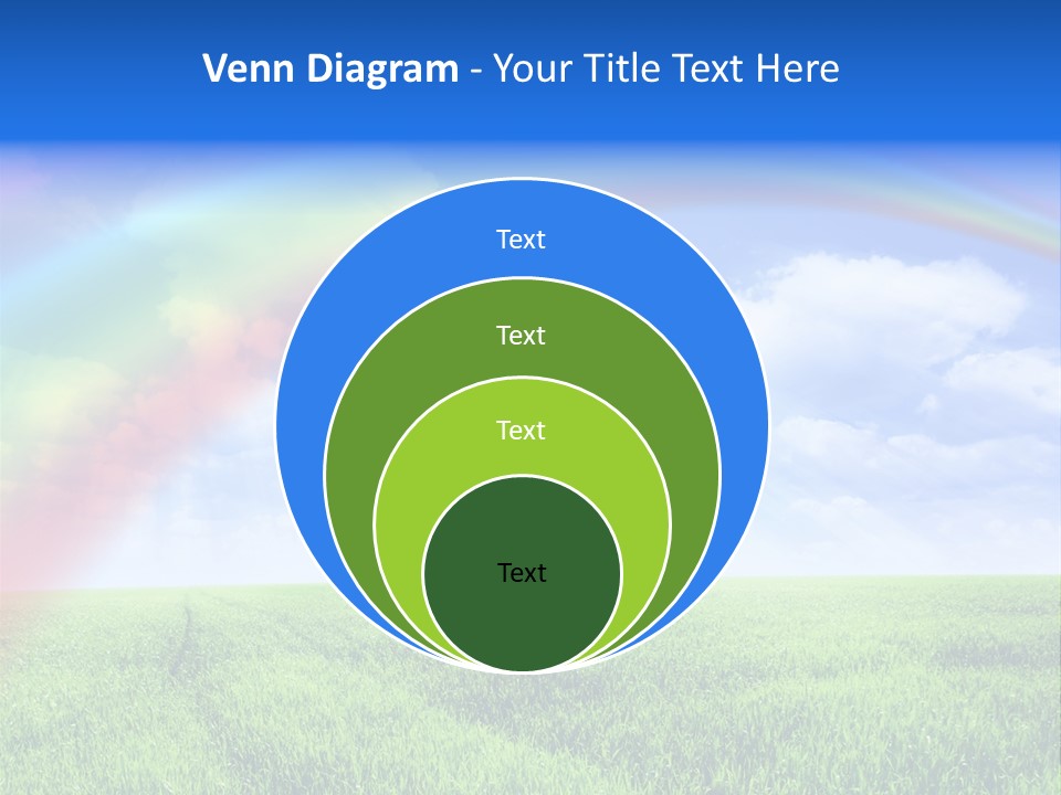Colorful Day Field PowerPoint Template