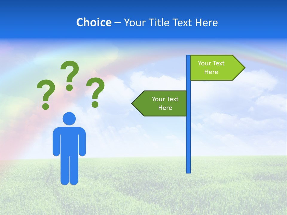 Colorful Day Field PowerPoint Template