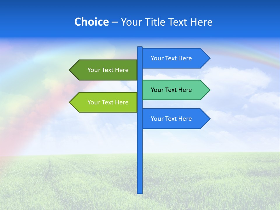Colorful Day Field PowerPoint Template