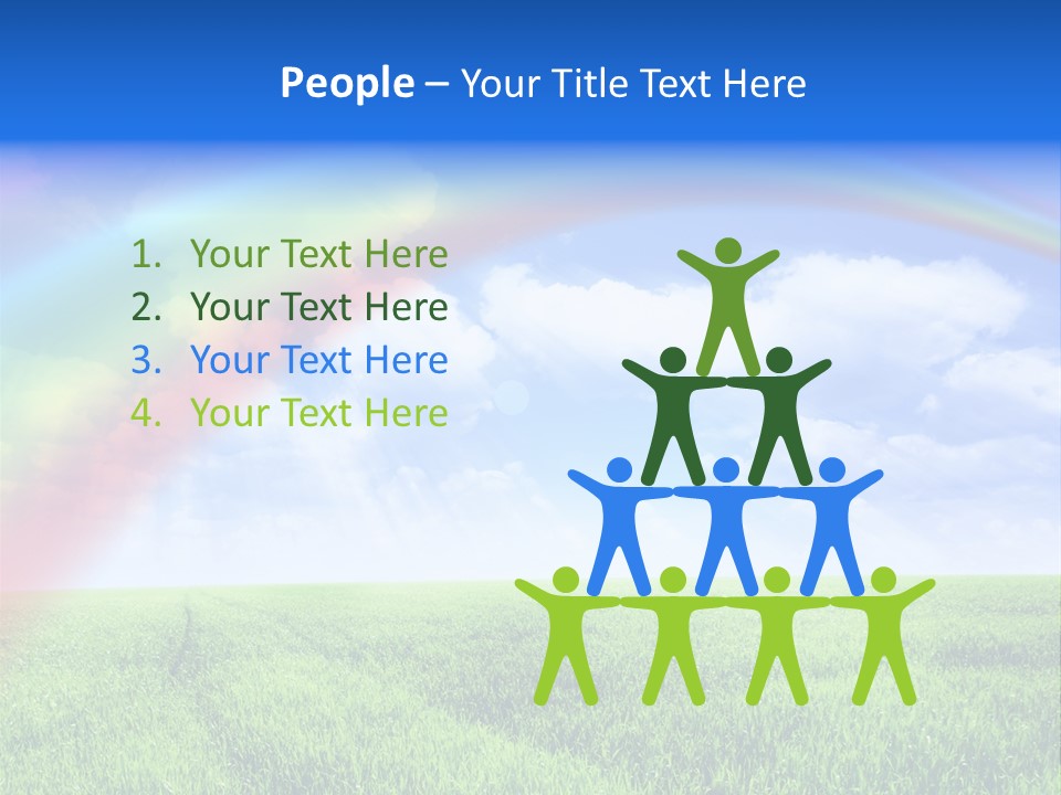 Colorful Day Field PowerPoint Template