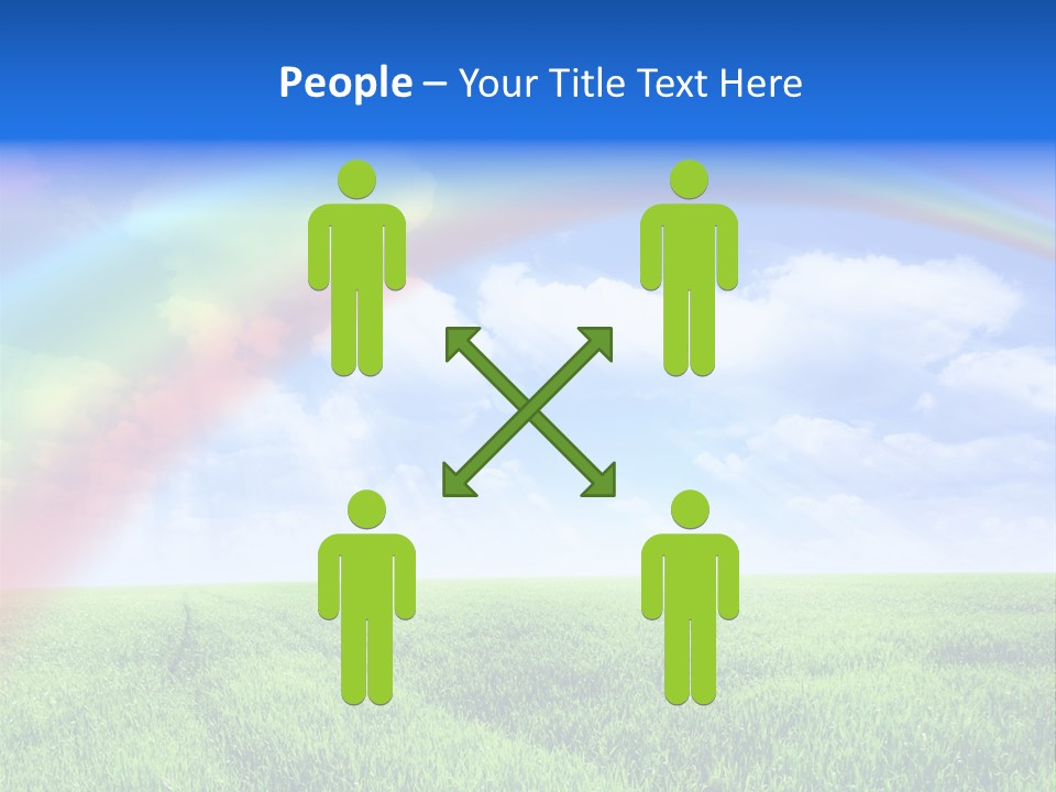 Colorful Day Field PowerPoint Template