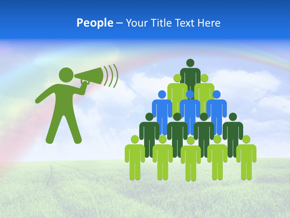 Colorful Day Field PowerPoint Template