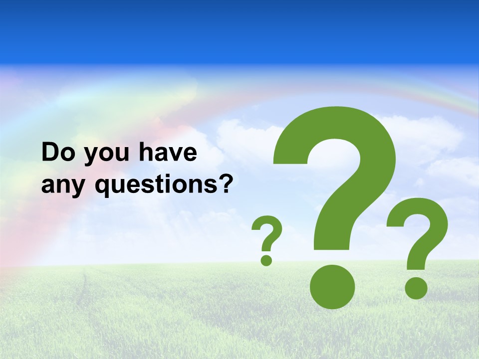 Colorful Day Field PowerPoint Template