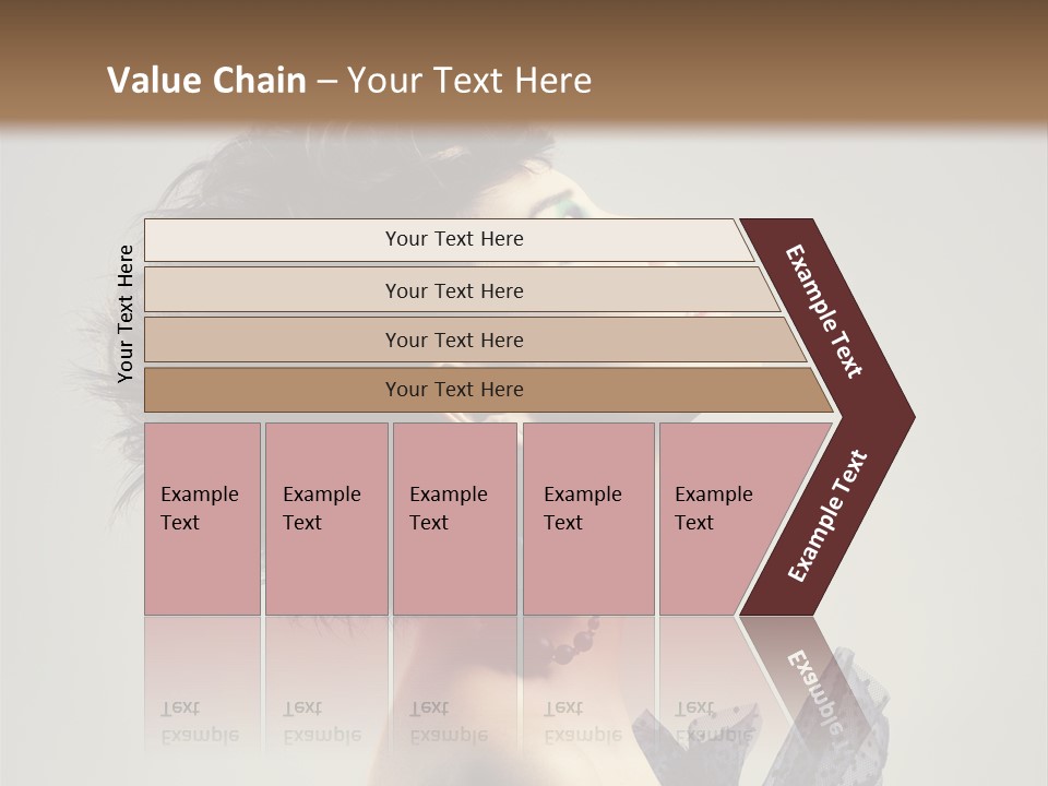 Young Portrait Posing PowerPoint Template