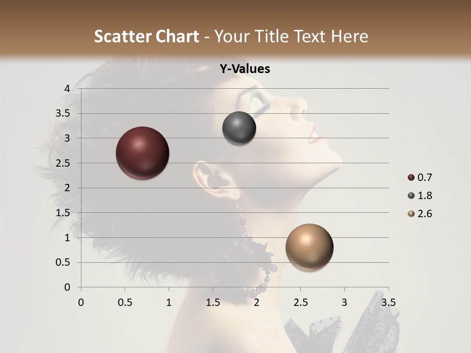 Young Portrait Posing PowerPoint Template