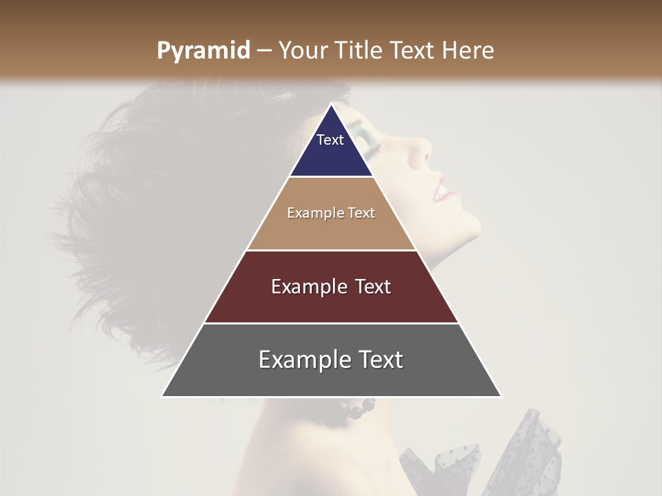 Young Portrait Posing PowerPoint Template