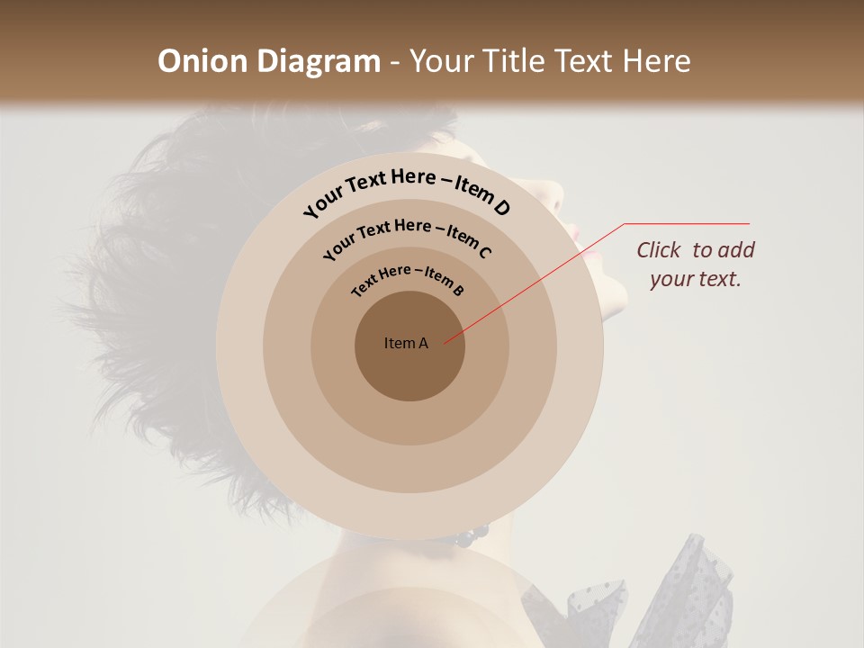 Young Portrait Posing PowerPoint Template