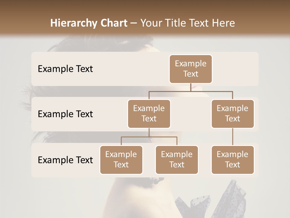 Young Portrait Posing PowerPoint Template