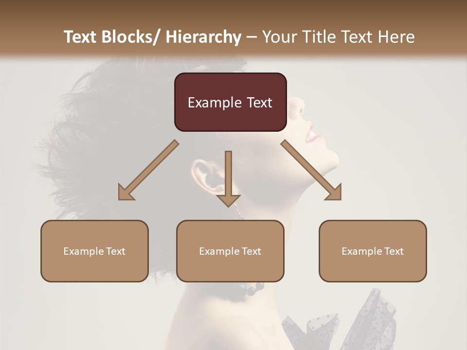 Young Portrait Posing PowerPoint Template