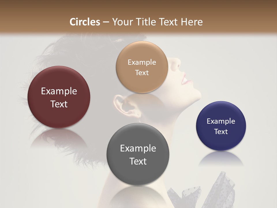 Young Portrait Posing PowerPoint Template