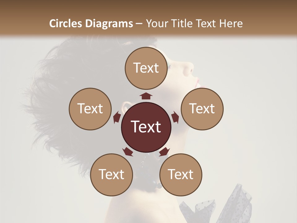 Young Portrait Posing PowerPoint Template