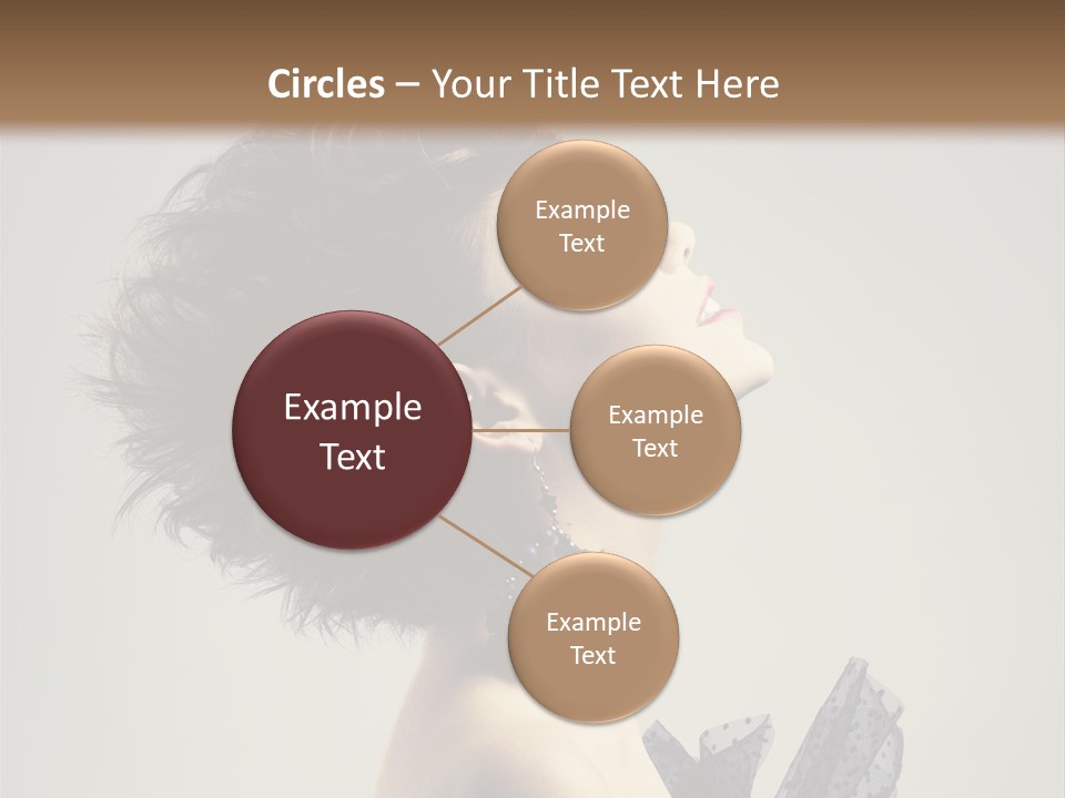 Young Portrait Posing PowerPoint Template