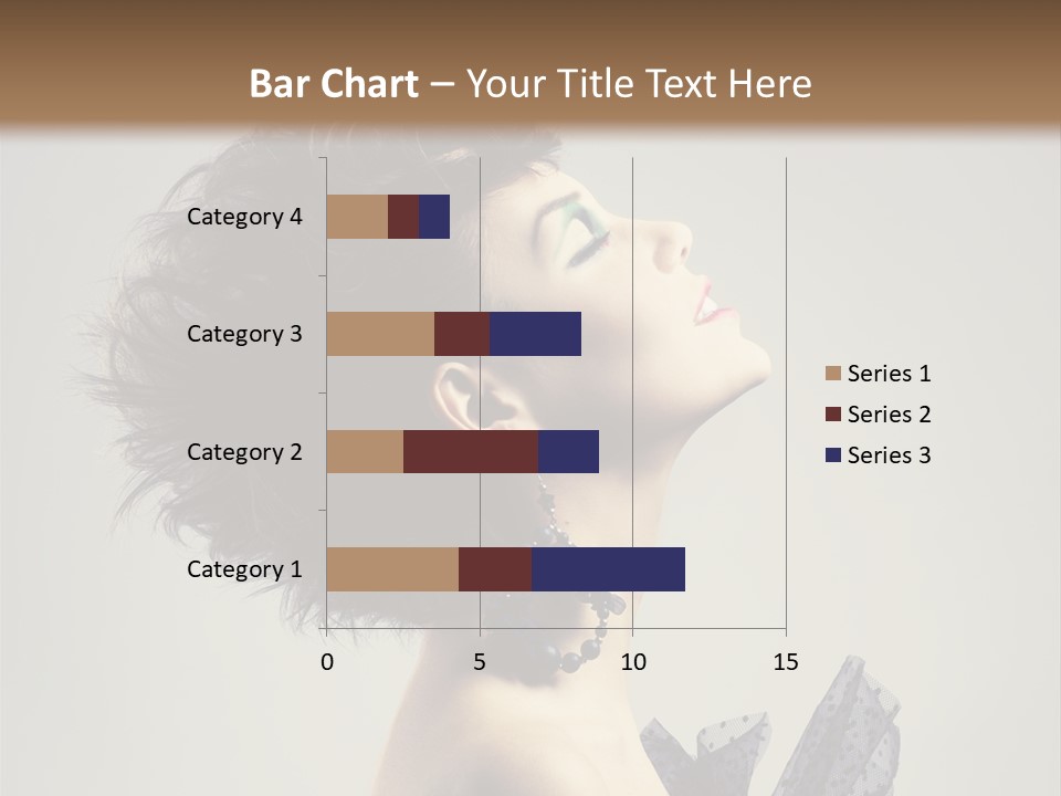 Young Portrait Posing PowerPoint Template