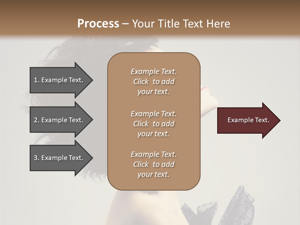 Young Portrait Posing PowerPoint Template
