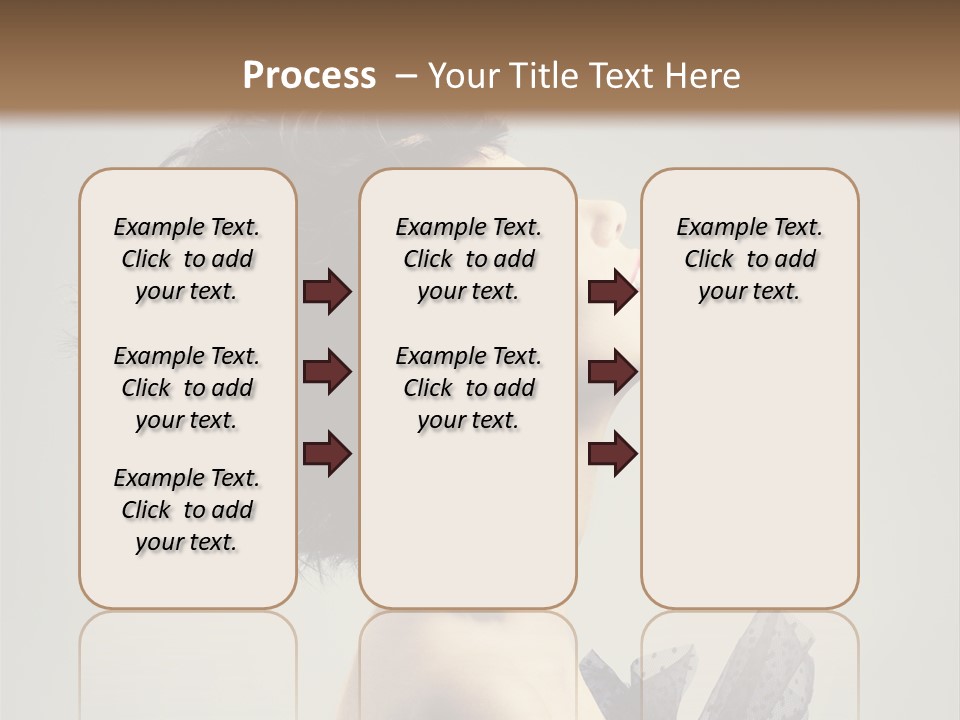 Young Portrait Posing PowerPoint Template
