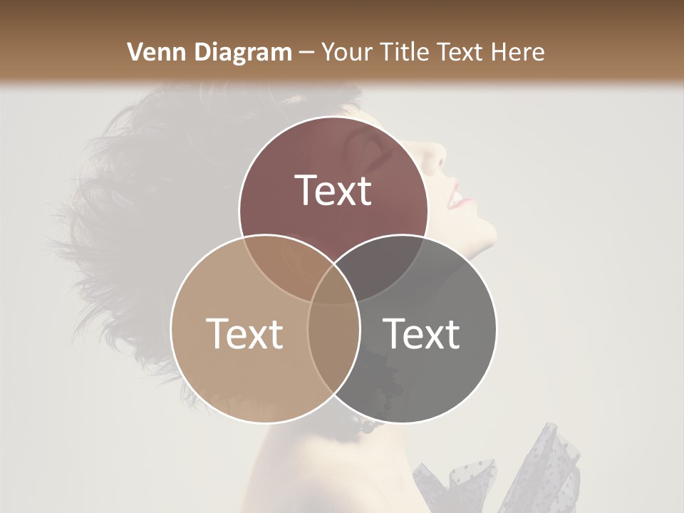 Young Portrait Posing PowerPoint Template