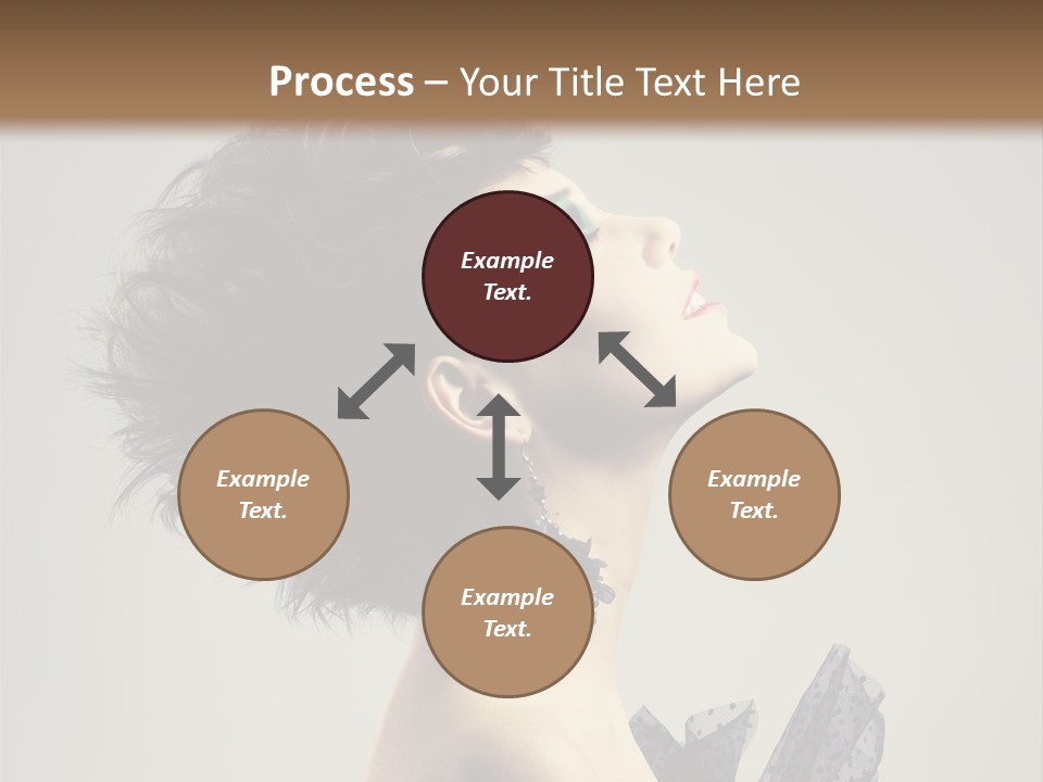 Young Portrait Posing PowerPoint Template