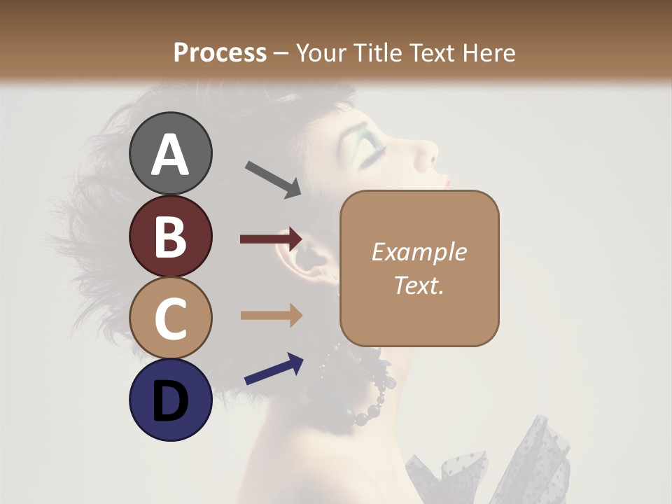 Young Portrait Posing PowerPoint Template