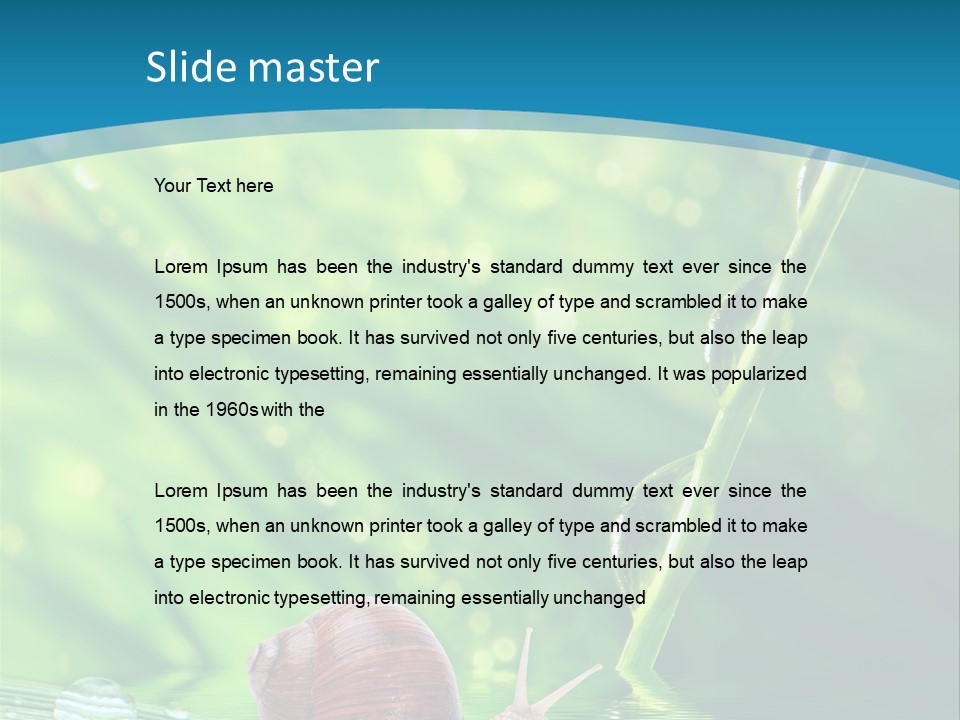 Creatures Daylight Background PowerPoint Template