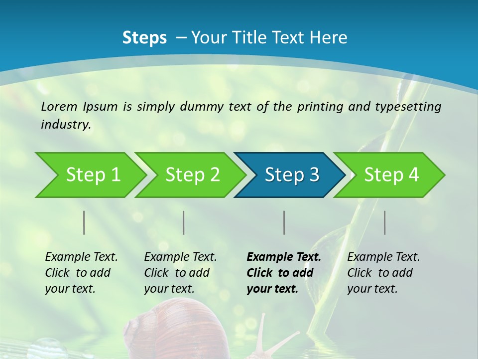 Creatures Daylight Background PowerPoint Template