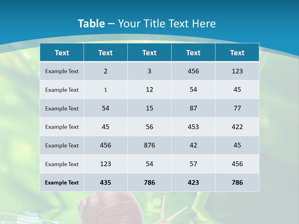 Creatures Daylight Background PowerPoint Template