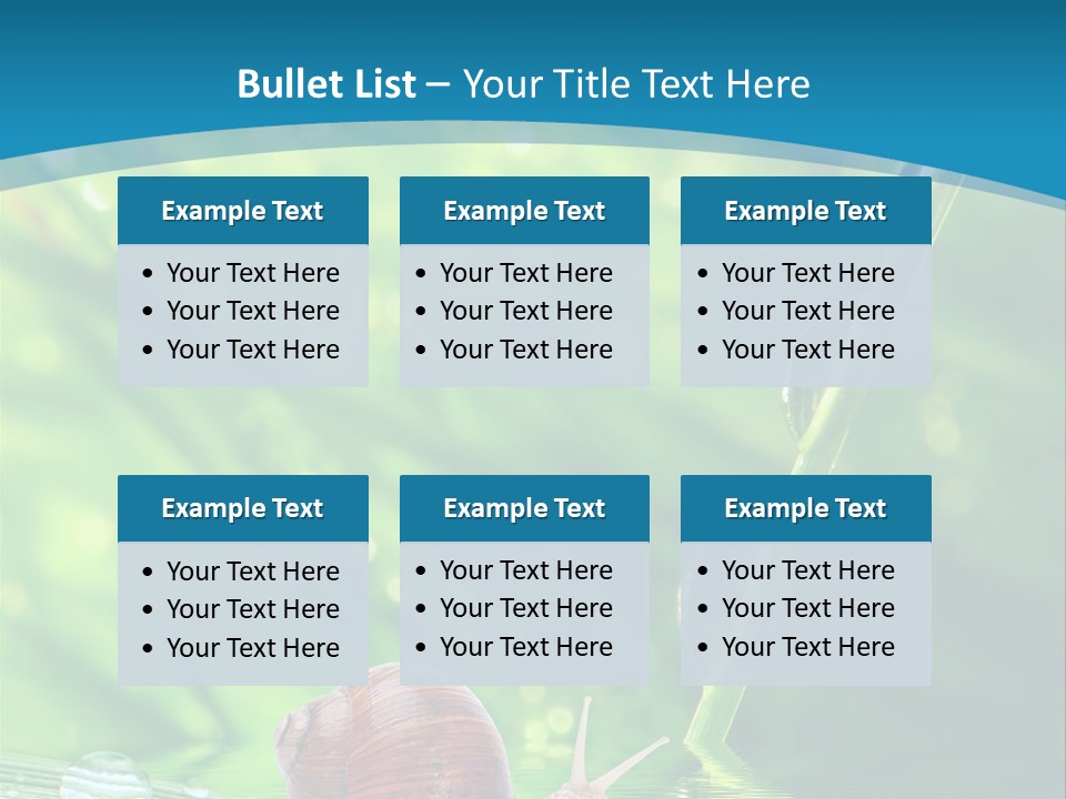 Creatures Daylight Background PowerPoint Template