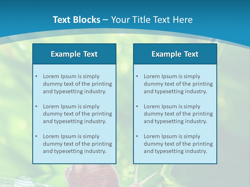 Creatures Daylight Background PowerPoint Template