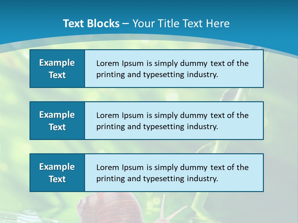 Creatures Daylight Background PowerPoint Template