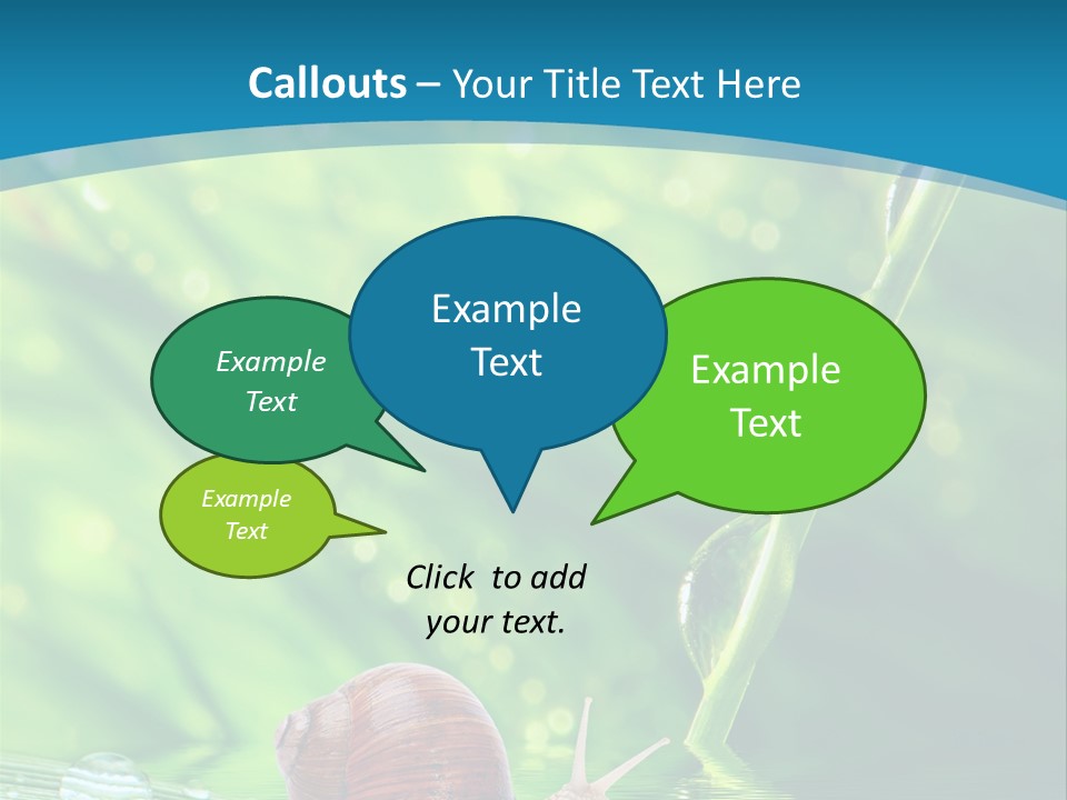 Creatures Daylight Background PowerPoint Template