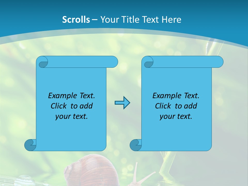 Creatures Daylight Background PowerPoint Template