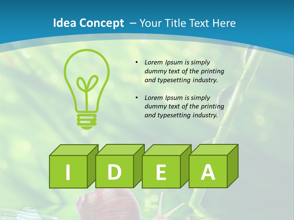 Creatures Daylight Background PowerPoint Template