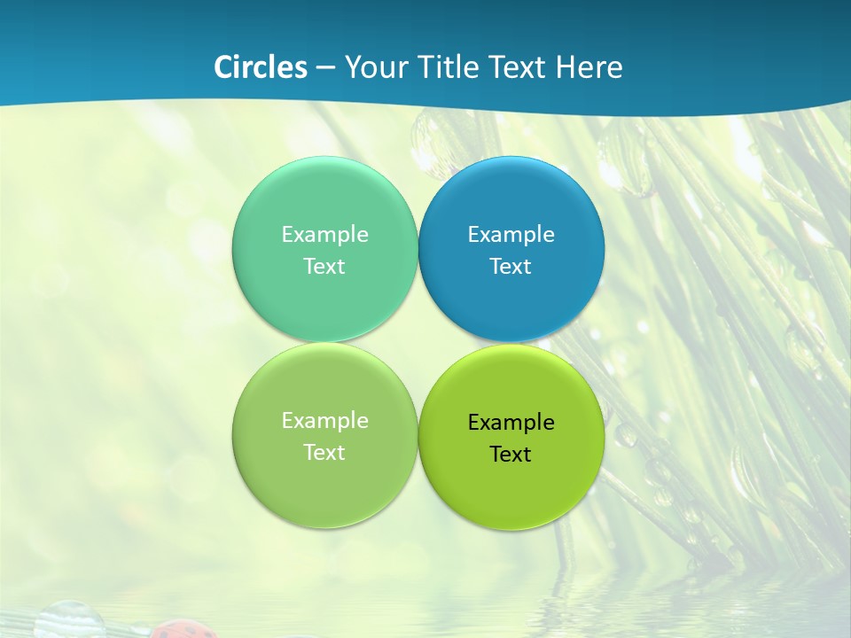 Humor Natural Background Meadow PowerPoint Template